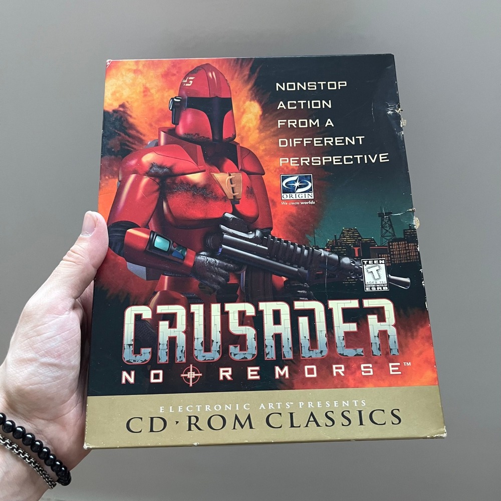 Crusader No Remorse PC Big Box CD-ROM Classics Windows 95 MS-DOS Origin EA 1997